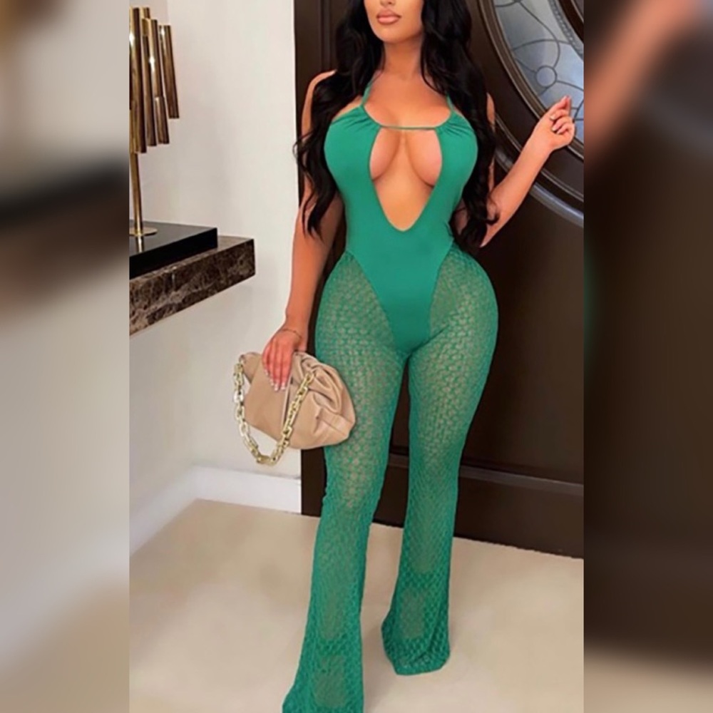 Emerald Baddie Jumpsuit